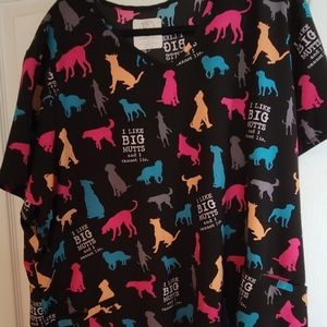 4X Women's Scrub Top